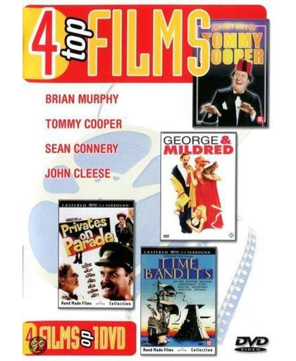 Benza DVD - 4 Top films op 1 dvd - George & Mildred/The very best of Tommy Cooper/Time Bandits/Privates on Parade