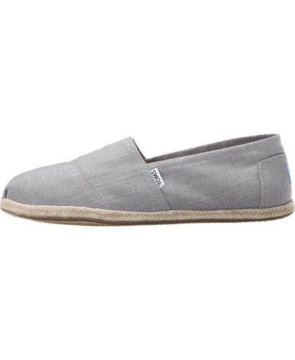 Toms Shoes Grey Linen Rope Size 12