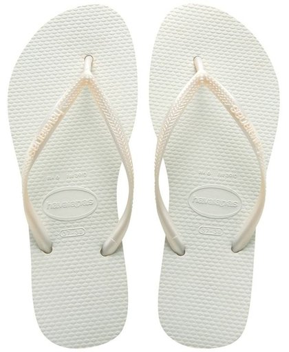 Havaianas Slim Dames Slippers - White - 35/36