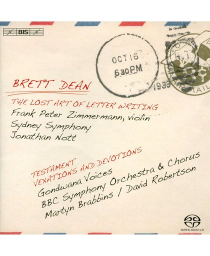 Brett Dean: Concerto For Violin And Orchestra
