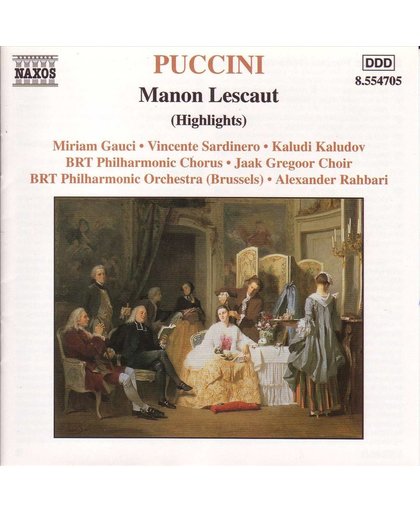 Puccini: Manon Lescaut / Rahbari, Gauci, Sardinero, Kaludov et al