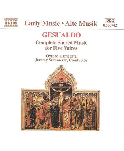 Gesualdo: Complete Sacred Music for Five Voices