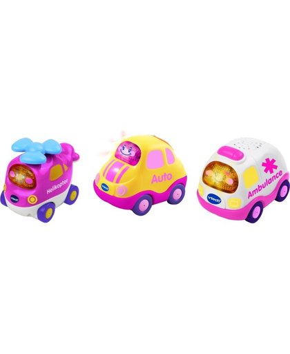 Toet Toet Auto's: 3 roze voertuigen