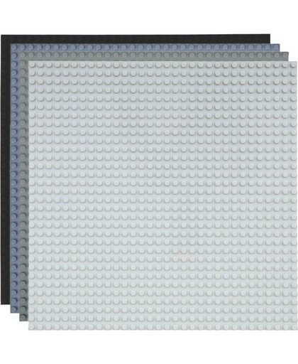 Baseplate 32x32 four Gray Colours