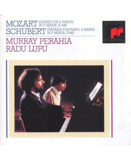 Mozart: Sonata K 448; Schubert: Fantasia / Perahia, Lupu