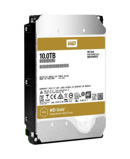 Western Digital Gold HDD 10000GB SATA III interne harde schijf