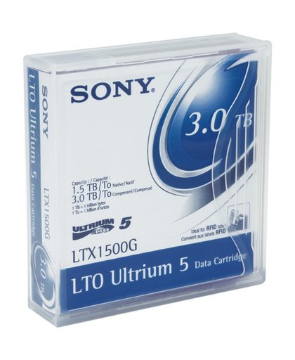 Sony LTX1500GN lege datatape LTO 1500 GB 1,27 cm