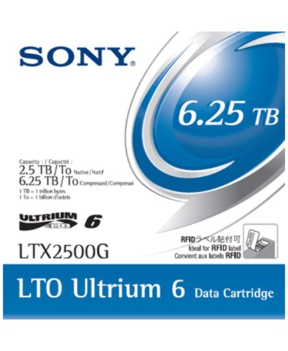 Sony LTX2500G lege datatape LTO 2500 GB