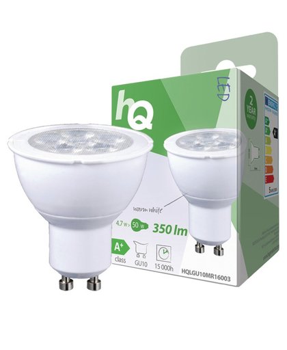 HQ LED-Lamp GU10 MR16 4.7 W 350 lm 2700 K