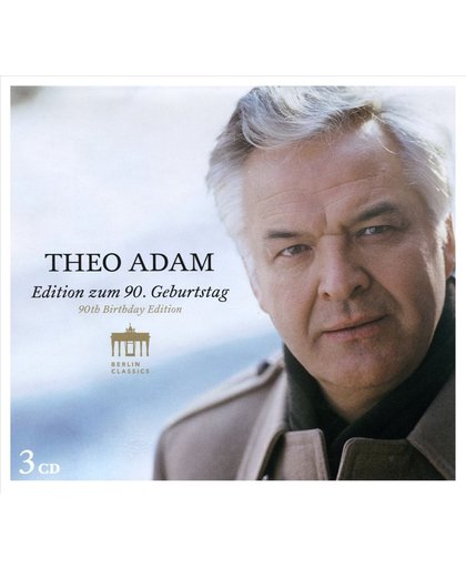 Theo Adam 90Th Birthday Edition