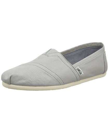 Toms Shoes Drizzle Grey Canvas Size 8