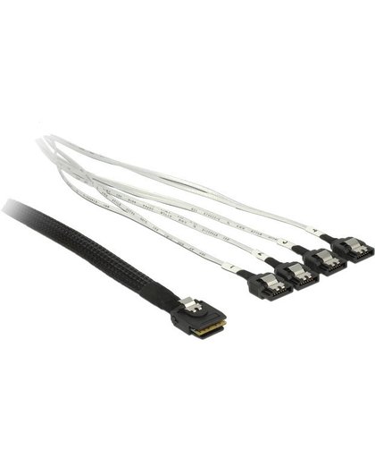 Cable mini SAS SFF-8087 > 4 x SATA 7 pin, 1m