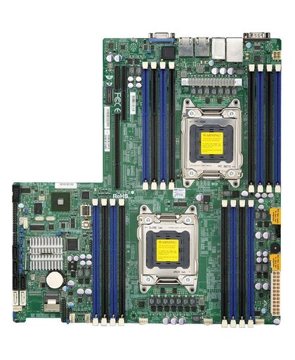 Supermicro X9DRW-IF Intel C602 LGA 2011 (Socket R) server-/werkstationmoederbord
