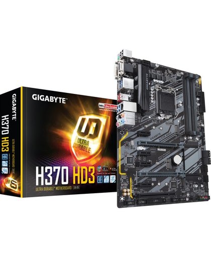 Gigabyte H370 HD3 moederbord LGA 1151 (Socket H4) Intel® H370 ATX