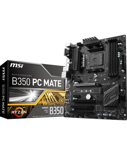 MSI B350 PC MATE AMD B350 Socket AM4 ATX