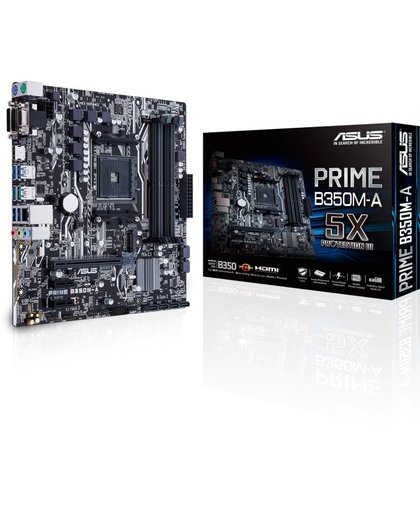 ASUS PRIME B350M-A Socket AM4 AMD B350 micro ATX