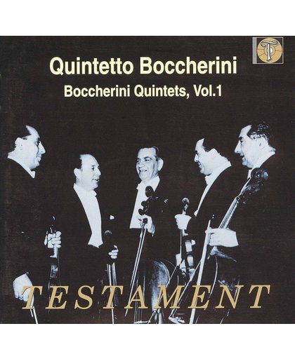 Boccherini: String Quintets Vol 1 / Quintetto Boccherini