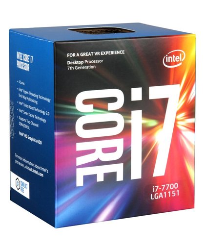 Intel Core ® ™ i7-7700 Processor (8M Cache, up to 4.20 GHz) 3.6GHz 8MB Smart Cache Box