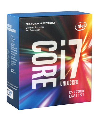 Intel Core ® ™ i7-7700K Processor (8M Cache, up to 4.50 GHz) 4.2GHz 8MB Smart Cache Box