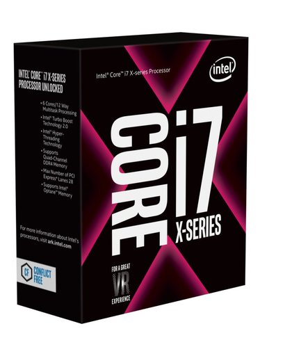 Intel Core i7-7800X processor 3,5 GHz Box 8,25 MB L3