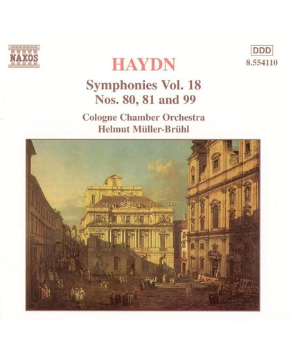 Haydn: Symphonies nos 80, 81 & 99 / Muller-Bruhl, Cologne CO
