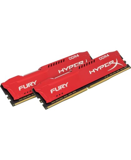HyperX FURY Red 16GB DDR4 2400MHz Kit 16GB DDR4 2400MHz geheugenmodule