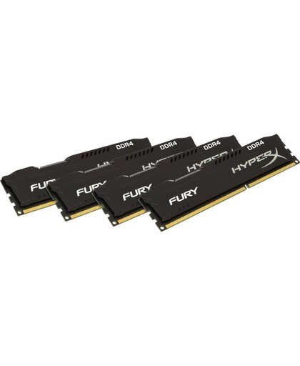 HyperX FURY Black 16GB DDR4 2400MHz Kit 16GB DDR4 2400MHz geheugenmodule