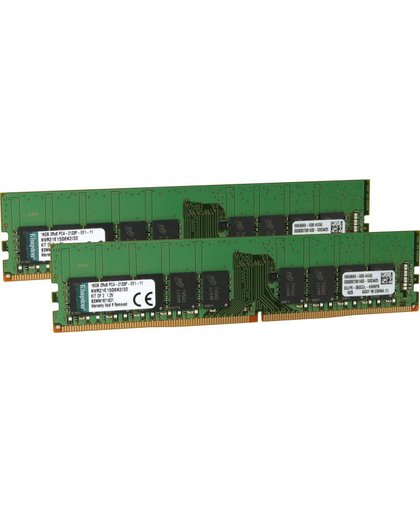Kingston Technology ValueRAM 32GB DDR4 2133MHz Kit 32GB DDR4 2133MHz ECC geheugenmodule