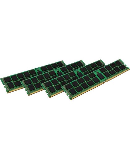 Kingston Technology ValueRAM 64GB DDR4 (Kit of 4) 64GB DDR4 2133MHz ECC geheugenmodule