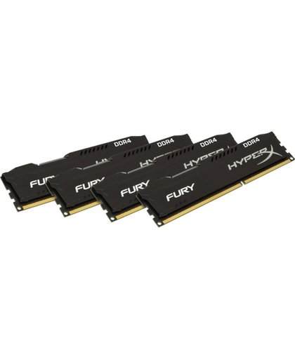 HyperX FURY Black 64GB DDR4 2400MHz Kit geheugenmodule