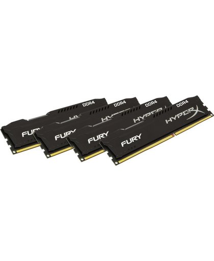 HyperX FURY Black 64GB DDR4 2666MHz Kit 64GB DDR4 2666MHz geheugenmodule
