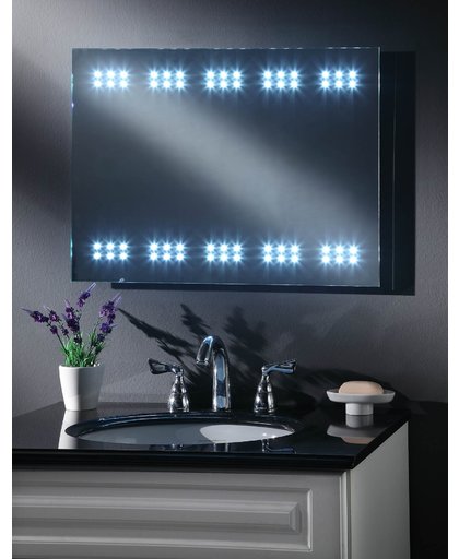 My-Furniture Sovereign Illuminated Battery LED Bathroom Mirror
