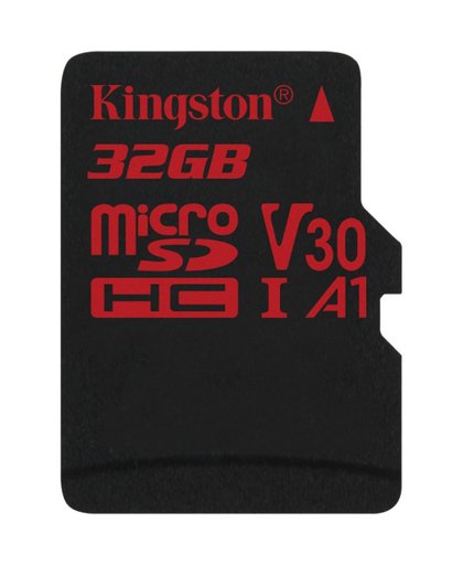 Kingston Technology Canvas React 32GB MicroSDHC UHS-I Klasse 10 flashgeheugen