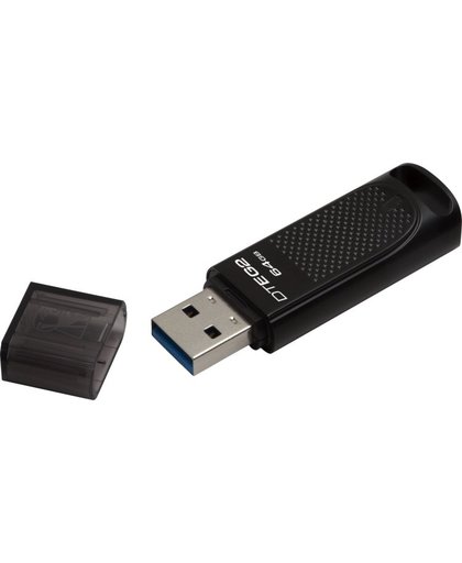 Kingston Technology DataTraveler Elite G2, 64GB USB flash drive 3.0 (3.1 Gen 1) USB-Type-A-aansluiting Zwart