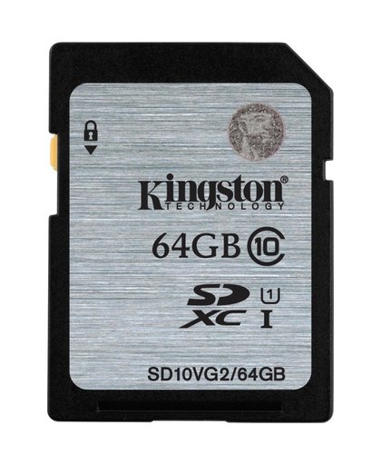 Kingston Technology Class 10 UHS-I SDXC 64GB 64GB SDXC UHS Klasse 10 flashgeheugen