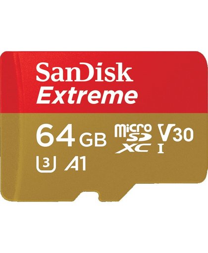 Extreme 64 GB microSDXC