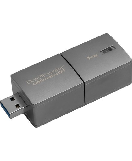 Kingston Technology DataTraveler DTUGT/1TB 1000GB USB 3.0 (3.1 Gen 1) USB-Type-A-aansluiting Zilver USB flash drive