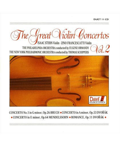The Great Violin Concertos, Vol. 2