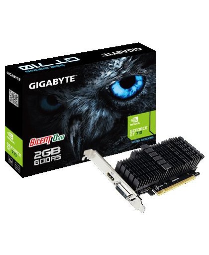 Gigabyte GV-N710D5SL-2GL videokaart GeForce GT 710 2 GB GDDR5