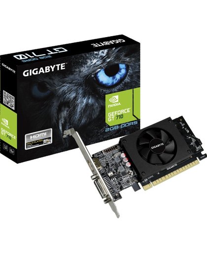 Gigabyte GV-N710D5-2GL videokaart GeForce GT 710 2 GB GDDR5