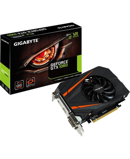 Gigabyte GV-N1060IXOC-6GD videokaart GeForce GTX 1060 6 GB GDDR5