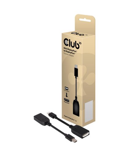 CLUB3D Mini DisplayPort to DisplayPort 1.2 Adapter Cable