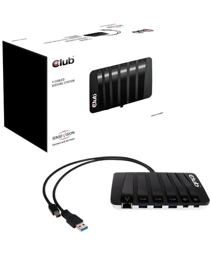 CLUB3D SenseVision USB 3.0 + Dual Mini DisplayPort MST Docking Station