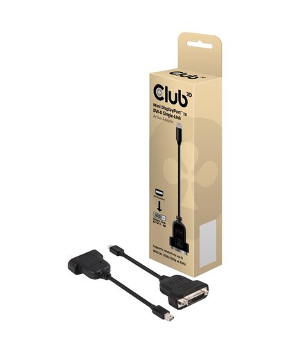 CLUB3D Mini DisplayPort to DVI-D Active Adapter Cable
