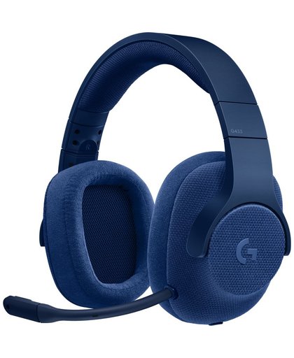 Logitech G433 hoofdtelefoon Stereofonisch Hoofdband Blauw