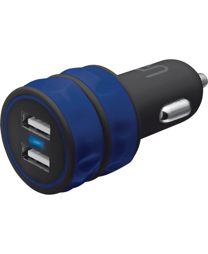 Dual smartphone car charger
