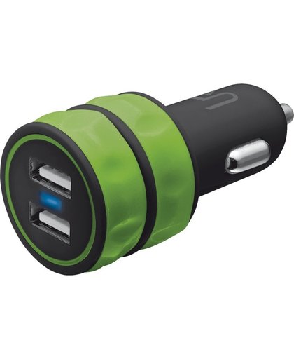Dual smartphone car charger