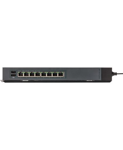 Netgear ProSAFE Unmanaged Plus Switch - GSS108E - 8 Gigabit Ethernet poorten met 1-2-3-4 Mounting System