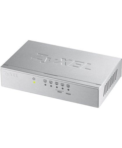 ZyXEL GS-105B v3 Onbeheerde netwerkswitch L2+ Gigabit Ethernet (10/100/1000) Zilver