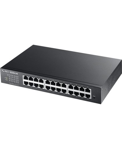 ZyXEL GS1900-24E Managed L2 Gigabit Ethernet (10/100/1000) Zwart